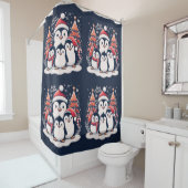 Weihnachts-Penguin von Rp Duschvorhang (Beispiel)