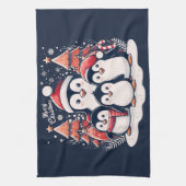 Weihnachts-Penguin von Rp Geschirrtuch (Vertikal)