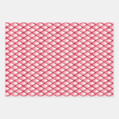 Weihnachts Peppermint Candy Cats Set von drei Geschenkpapier Set (Vorderseite 2)