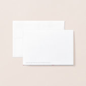 Weihnachts Peppermint Candy Holiday Grüße Folienkarte (Rückseite mit Umschlag)