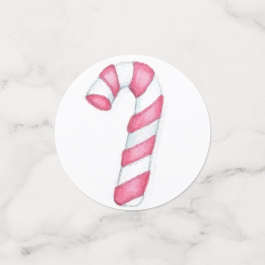 Weihnachts Peppermint Candy Konfetti (Klein Vorderseite)