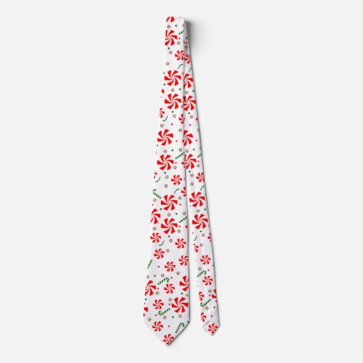 Weihnachts Peppermint Candy Krawatte (Vorderseite)