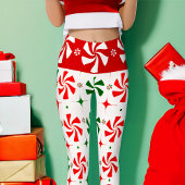 Weihnachts Peppermint Candy Leggings