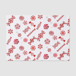 Weihnachts Peppermint Candy Seidenpapier