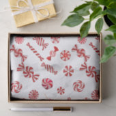 Weihnachts Peppermint Candy Seidenpapier (Geschenk)
