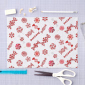 Weihnachts Peppermint Candy Seidenpapier (Handwerk)