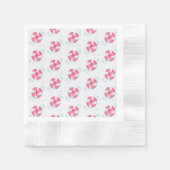 Weihnachts Peppermint Candy Serviette (Vorderseite)