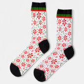 Weihnachts Peppermint Candy Socks Socken (Linkes Detail)