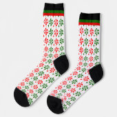 Weihnachts Peppermint Candy Socks Socken (Linkes Detail)