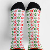 Weihnachts Peppermint Candy Socks Socken (Oben)