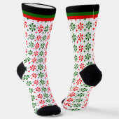 Weihnachts Peppermint Candy Socks Socken (Gewinkelt)