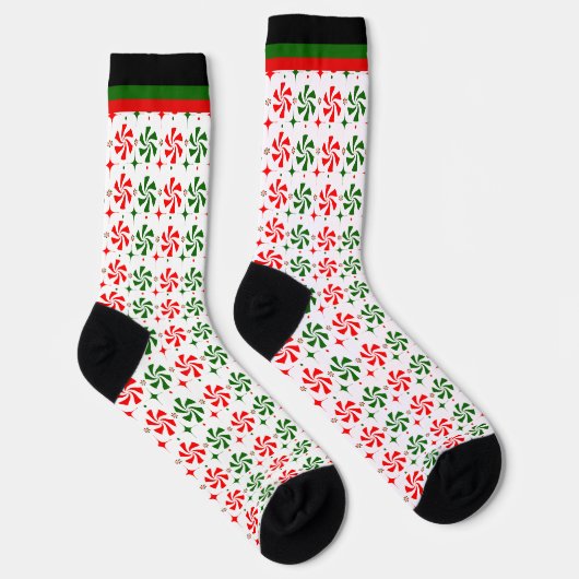 Weihnachts Peppermint Candy Socks Socken (Rechts)