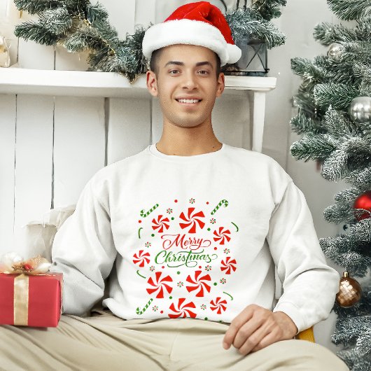 Weihnachts Peppermint Candy Sweatshirt