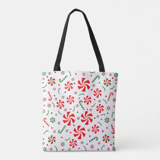 Weihnachts Peppermint Candy Tasche (Rückseite)