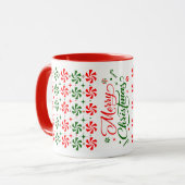 Weihnachts Peppermint Candy Tasse (Vorderseite Links)