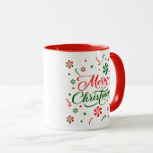 Weihnachts Peppermint Candy Tasse (VorderseiteRechts)
