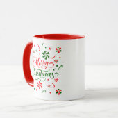Weihnachts Peppermint Candy Tasse (Vorderseite Links)