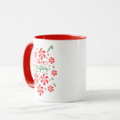 Weihnachts Peppermint Candy Tasse (Vorderseite Links)
