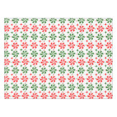 Weihnachts Peppermint Candy Tischdecke (Vorderseite (Horizontal))