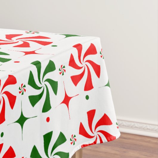Weihnachts Peppermint Candy Tischdecke (Beispiel)