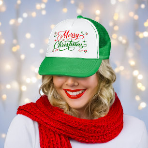 Weihnachts Peppermint Candy Truckerkappe