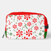 Weihnachts Peppermint Candy Waschbeutel (Rückseite)