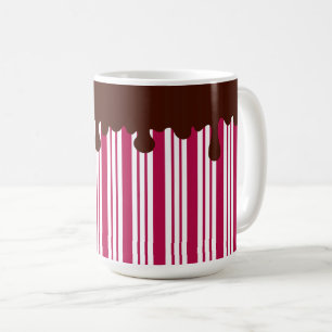 Weihnachts Peppermint Hot Chocolate Tasse