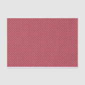 Weihnachts Peppermint Snowflake Polka Dot Seidenpapier (Vorderseite)