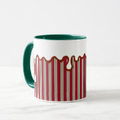 Weihnachts-Peppermint-Tasse Tasse (Vorderseite Links)