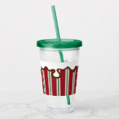 Weihnachts-Peppermint-Tumbler Acryltrinkbecher (Links)