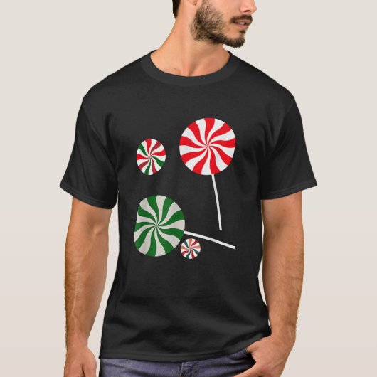 Weihnachts Peppermint Weihnachtscreme T-Shirt (Vorderseite)