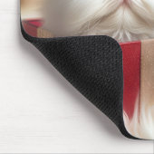 Weihnachts-Perserkätzchen in einer Geschenkboxen Mousepad (Ecke)