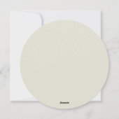 Weihnachts-Personalisiert-Schwarzes-Kraut-Foto Feiertagskarte (Rückseite)