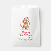 Weihnachts-personalisierte Gesangsdosen Geschenktütchen (Vorderseite)