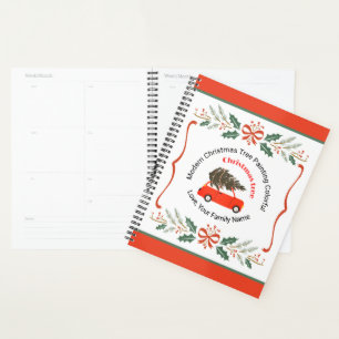Weihnachts-Personalisierter-Text-Feiertagsdesign Planer