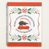 Weihnachts-Personalisierter-Text-Feiertagsdesign Planer (Vorderseite)