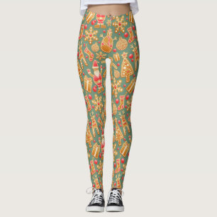 weihnachts-pfefferkuchen-weihnachtsmann-xmas-leggi leggings