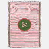 Weihnachts-/Pfefferminzdecke Decke (Vorderseite Vertikal)