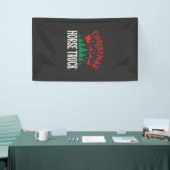 Weihnachts-Pferde-LKW-Santa-Schlitten Banner (Messeveranstaltung)
