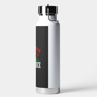 Weihnachts-Pferde-LKW-Santa-Schlitten Trinkflasche