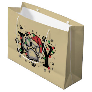 Weihnachts-Pfoten-Freude-Geschenkideen für Hunde-M Große Geschenktüte