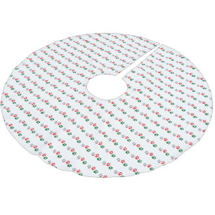 Weihnachts-Pfoten Polyester Weihnachtsbaumdecke
