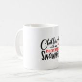 Weihnachts-Phlebotomist, Phlebotomie, Labrador Kaffeetasse (Vorderseite Links)