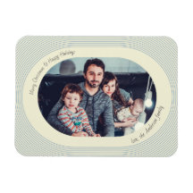 Weihnachts-Photokarte Spieldesign Oval-Foto
