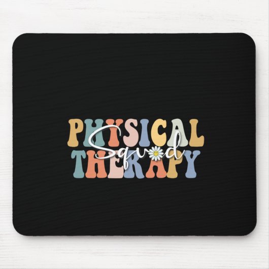 Weihnachts Physikalische Therapie Pt Squad Pädiatr Mousepad (Vorne)