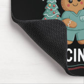 Weihnachts Physiotherapie Feiertage C Mousepad (Ecke)