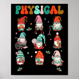 Weihnachts-Physiotherapie Weihnachts-Gnom Physica Poster