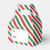 Weihnachts-Pickleball Santa Geschenkschachtel (Rückseite)