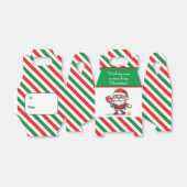 Weihnachts-Pickleball Santa Geschenkschachtel (Ungefaltet)
