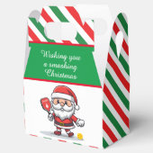Weihnachts-Pickleball Santa Geschenkschachtel (Geöffnet)
